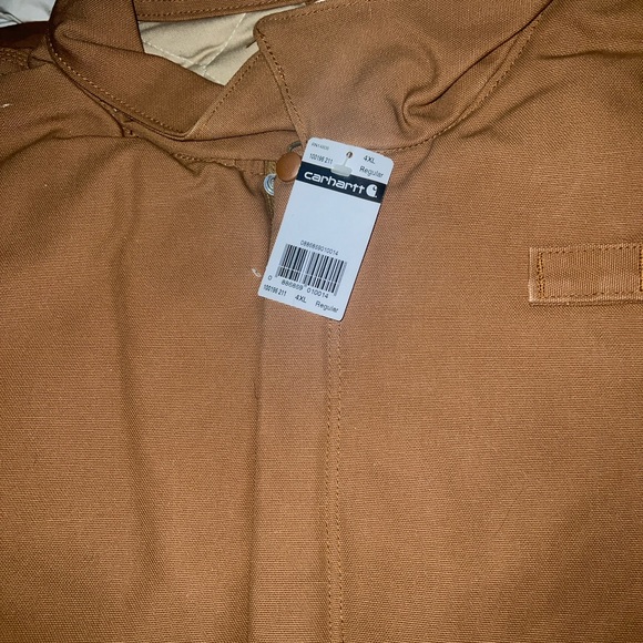 Nwt carhartt fire resistant duck coverall quilt lined - Picture 8 of 8